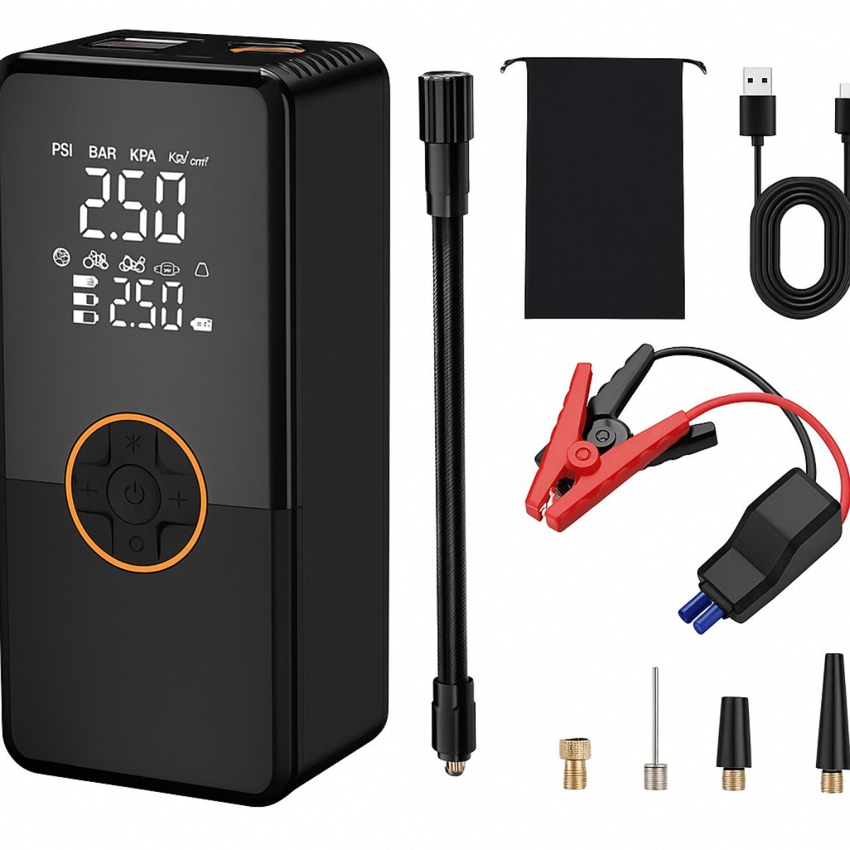 Inflador de llantas + Arrancador de carro